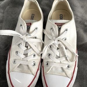 White low top converse